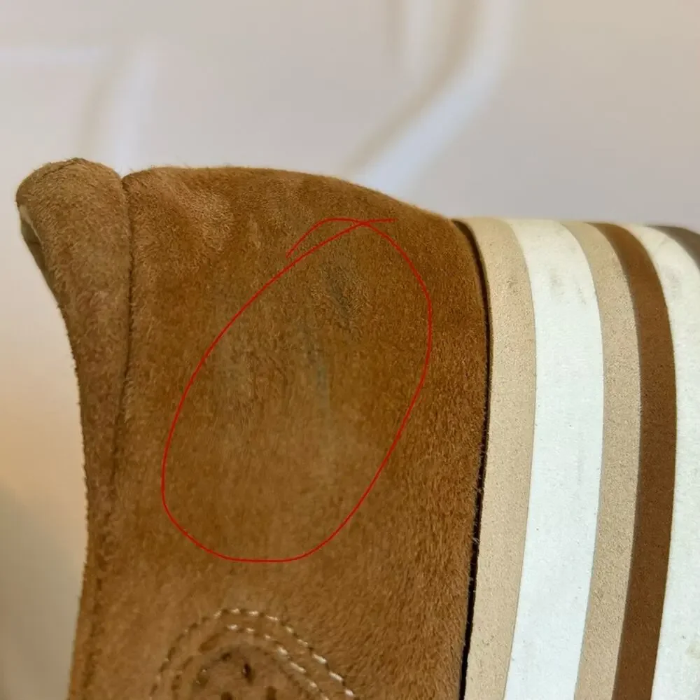 Softwaves Cadie Slip-On Platform Sneaker Cognac Size 36.5